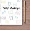 A4 75 Target Soft Challenge Planner Spiral Bound No Bleed Thick Paper Portable Travel Goal Tracking Management Soft Challenge Notebook Journal Dairy