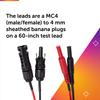 FLIR TA90 - Dual Male/Female MC4 Test Leads with Banana Plugs