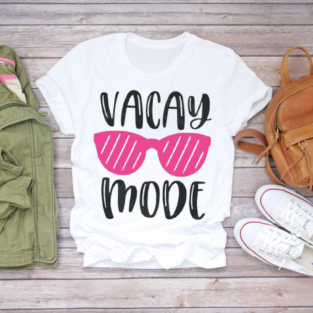 Colored Cartoon Fruit Tshirts  Avocado and Pineapple Tshirts Plussize Casual Tshirt Daily Streetwear Women Casual Tops