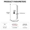 Tuya Smart WIFI Temperature Humidity Sensor APP Remote Monitor For Smart Home Smart Life Works With Alexa Google Assistant