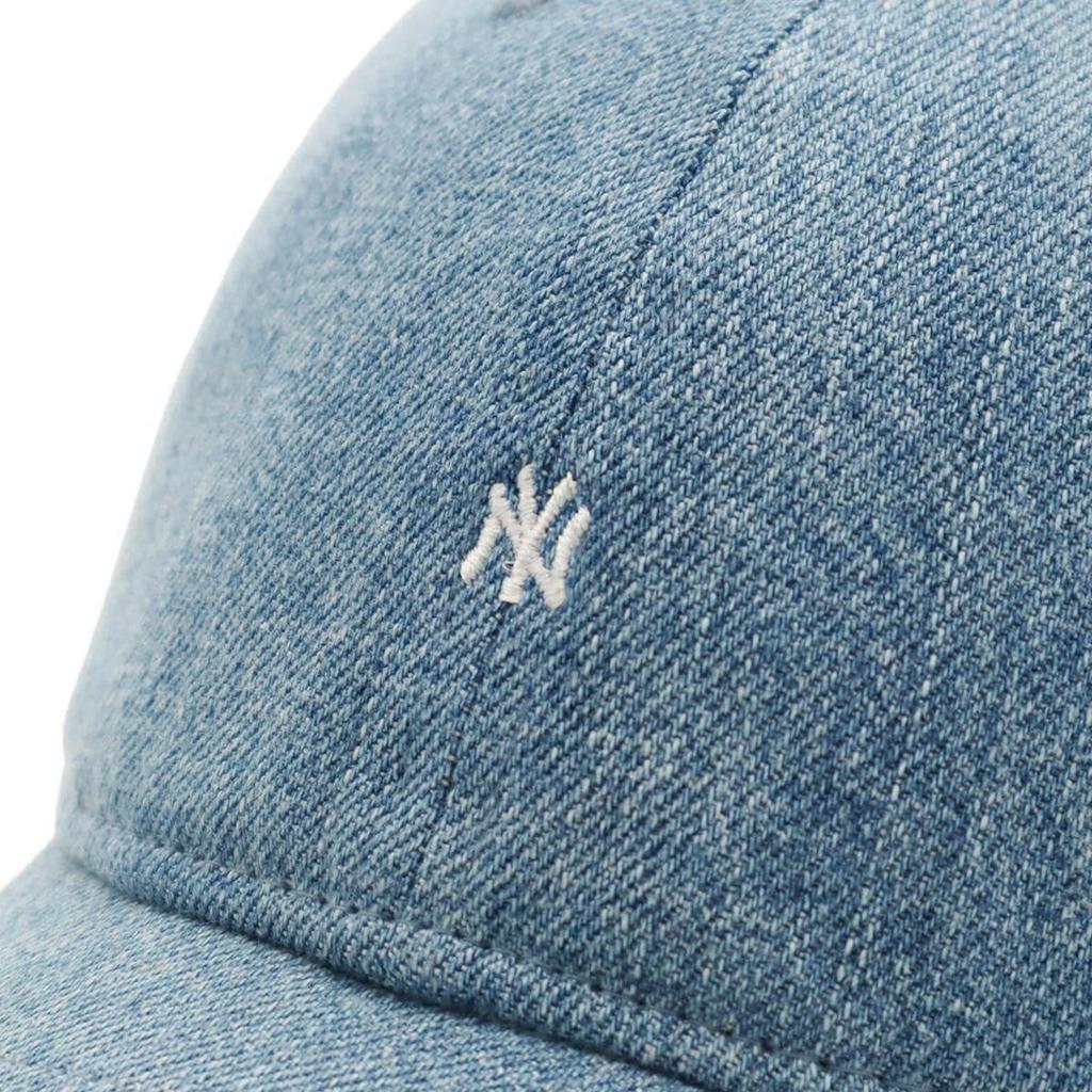 New Era 9TWENTY Cap MLB New York Yankees NY Washed Denim Blue Micro Logo ONSPOTZ Exclusive and 920 Stylish Streetwear Travel Sun Gift (14551011,