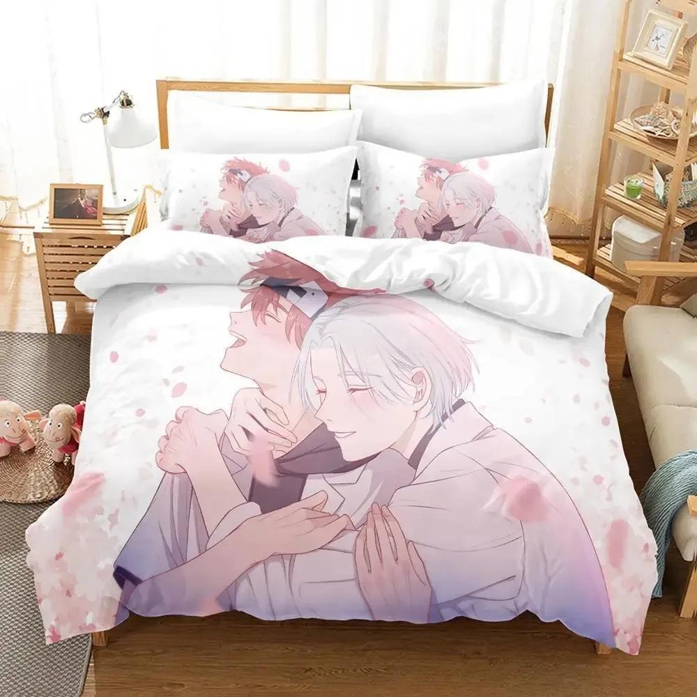 New SK8 the Infinity Beding Set Single Twin Ful Quen King-Sized Dimensionsd Dimensions Bed Linen Set Adult People Kid Bedrom Duvet cover Sets Anime