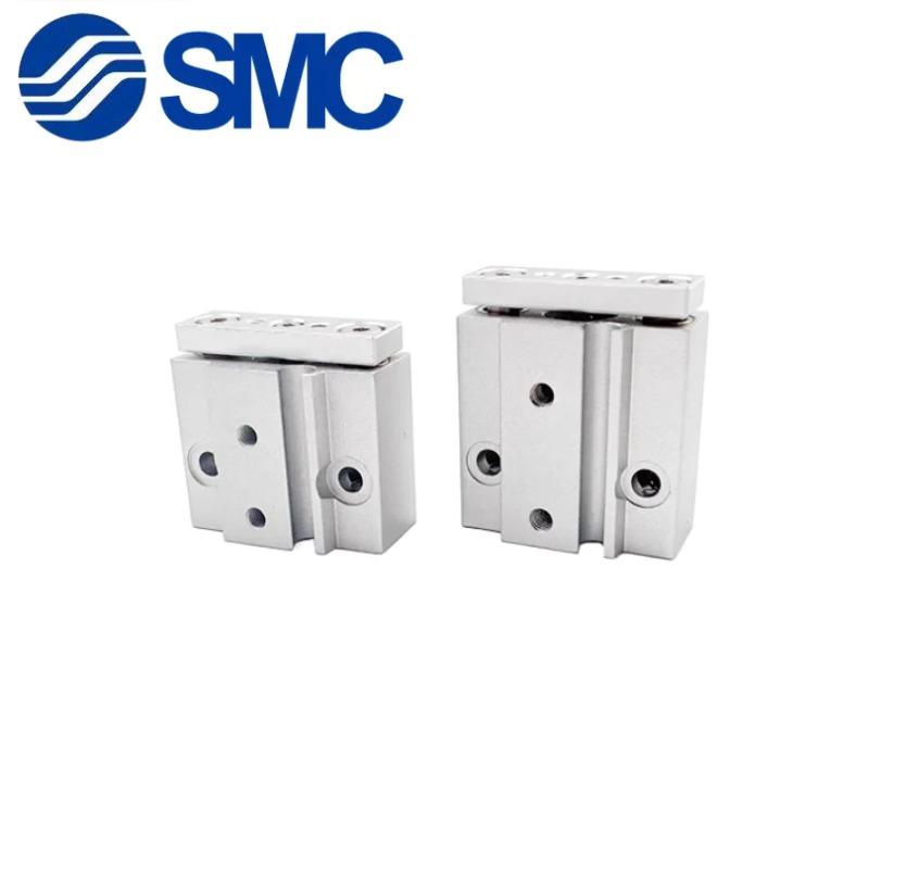SMC Micro Guide Rod Cylinder MGJ/TCM6/MGJ-10-5 MGJ-10-15-20-25-30-40 Small Three-rod Cylinder
