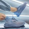 Foreign trade 2025 new summer mesh large mesh hollow breathable men's shoes sports versatile casual running shoes men