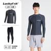 Mens Long Sleeve Rash Guard With Zipper UV Protection Swimwear Surfing Diving Swimming Water Sports