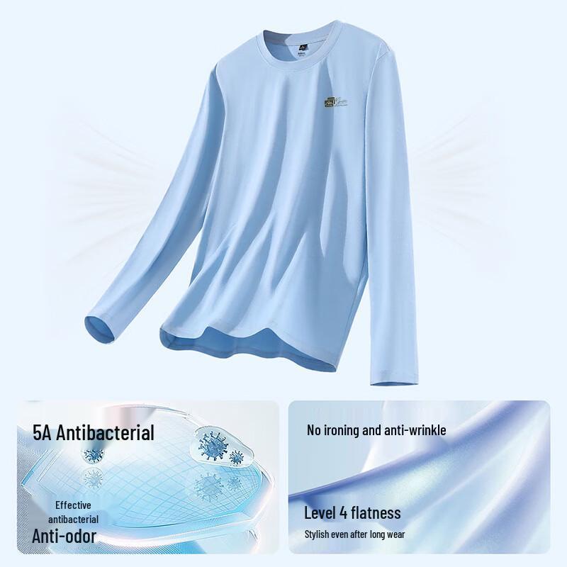 Baleno Men's Long Sleeve Quick-Dry Crew Neck T-Shirt