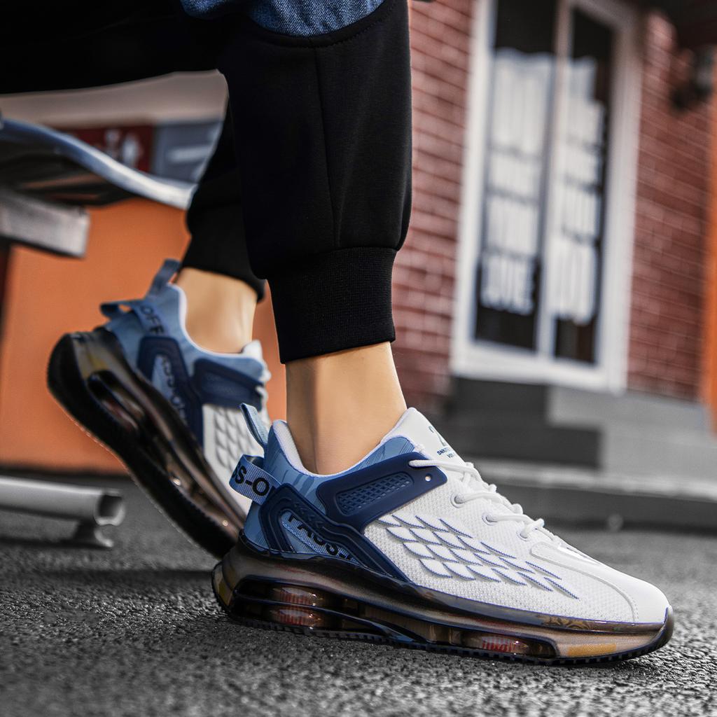 Male Sneakers Running 2023 Fashion Outdoor Jogging Sports Shoes Mesh Breathable Cushioning Black Basket Running Shoes for Men