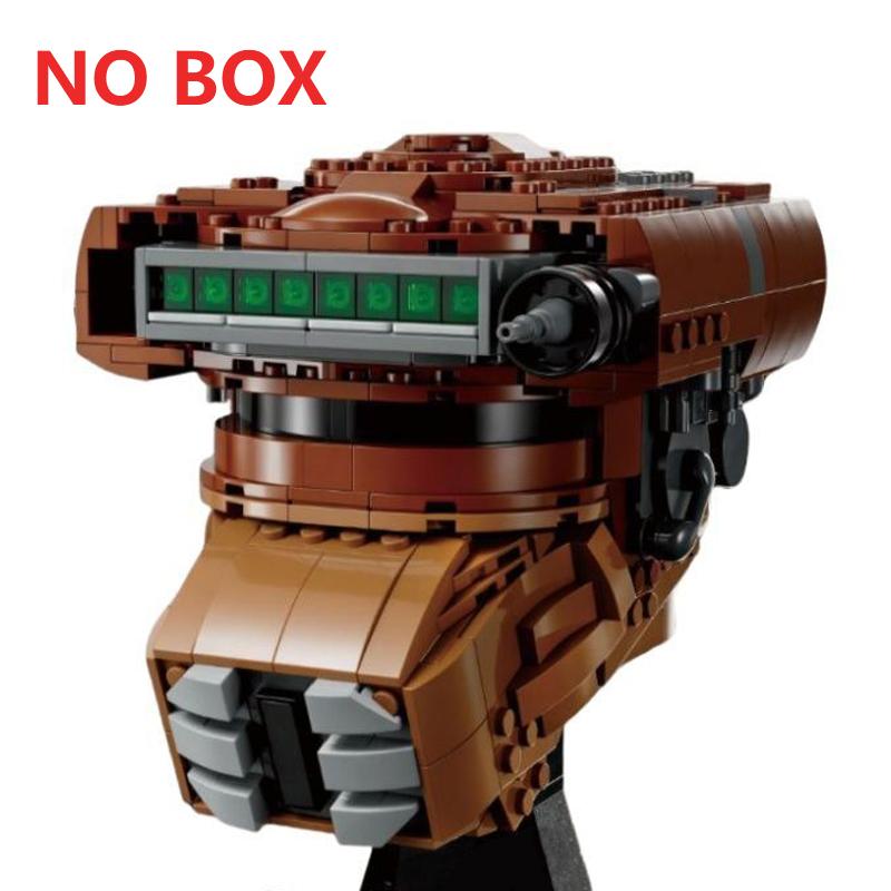 Non-Toxic Space Battle Fighter Pilot Helmet Building Blocks Desk Decoration Bobas Leias Jangos Kylos Fetts Rens Bricks Gift Party Favors