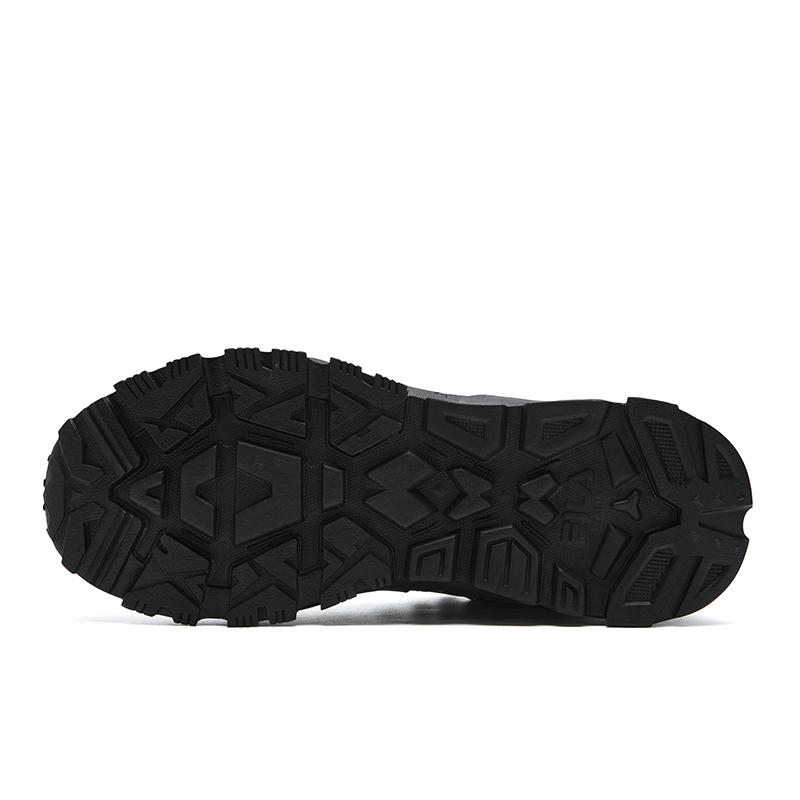 FILA Trek 1S Mid We Velvet Star 1S Simple Classic Retro Sports Versatile Comfortable Wear-Resistant Warm Mid-Top Casual Shoes F12W542149FBK