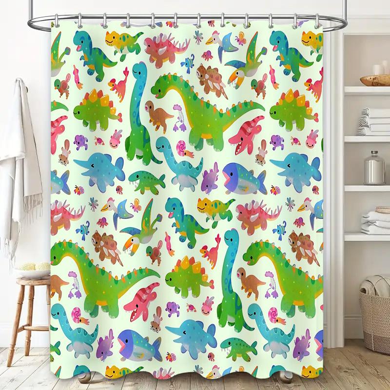 Rideau de douche de salle de bain Motif floral vintage style ferme Imperméable Décor Tissu lavable