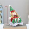 Elf Doll Christmas Sled Car Sitting Sleeping Retractable Standing Ornaments