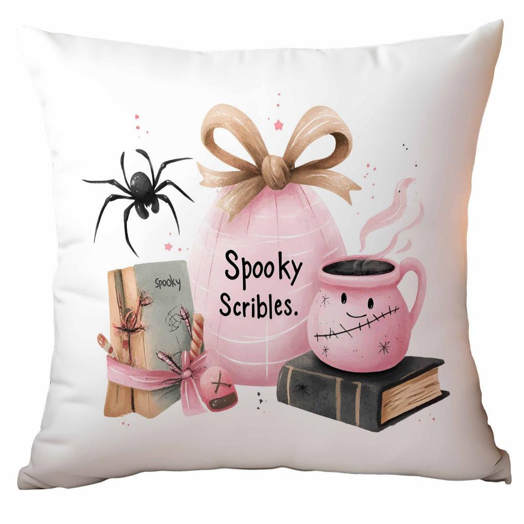 New Pink Halloween Pillow Cover Festive Home Cushion Pillow Cover Ornament Premium Durable Quality Useful Practical
