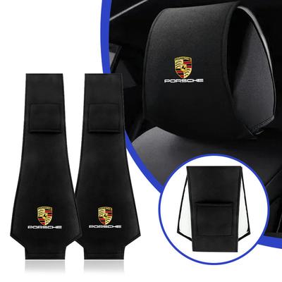 Car Interior Seat Headrest Mat Anti-dust Protector Pad For Porsche 911 718 Cayenne Panamera Macan Boxster Carrera-GT 928 944 968