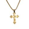 European and American Cross Necklaces for Men and Women, Titanium Steel High-quality Chains,