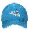 Unisex Women Red Mode Flowers Depeche Modes Rock Band Baseball Cap Vintage Distressed Denim Sun  Adjustable