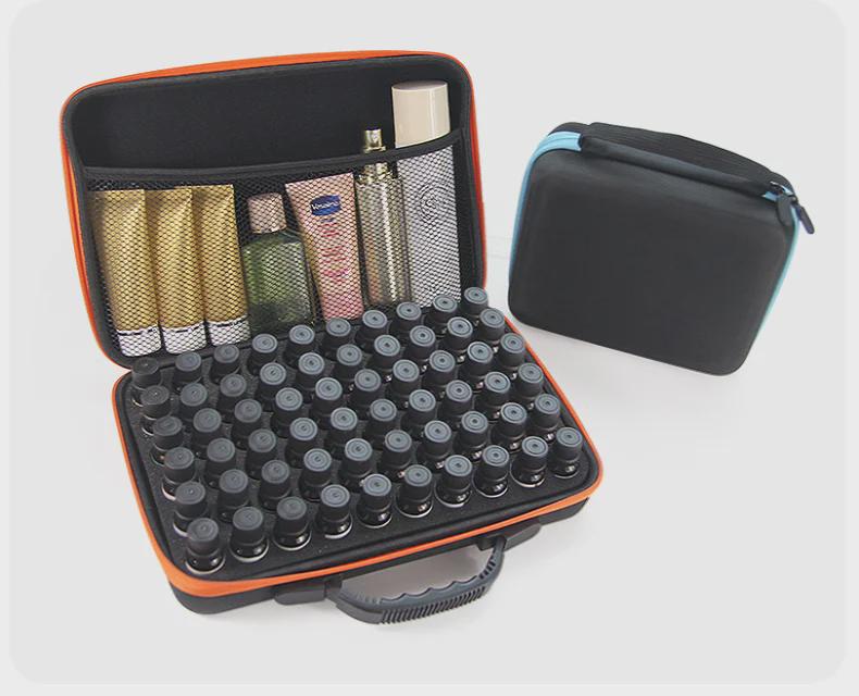 Portable EVA Essential Oil Bag - 30/60 Grid, 10ml Capacity, Shockproof, Hand-Held Storage Bag