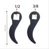 3/8 Inch Wrench Tools 1/2 Inch Removal Tool Black Adjustment Wrench  Car