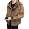 Jacket Men's Spring and Autumn New Hooded Men's American Casual Versatile