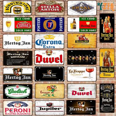 Holländisches Bier Blechschild Metallschild Wand Kneipe Laden Shabby Chi Heimdeko Garage Club Poster Geschenk 30X15CM Anpassbar DC-1636B