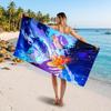 One Piece Printed Swim Towel, Portable Water Absorbent Towel for Beach Camping Daily Bathroom Use