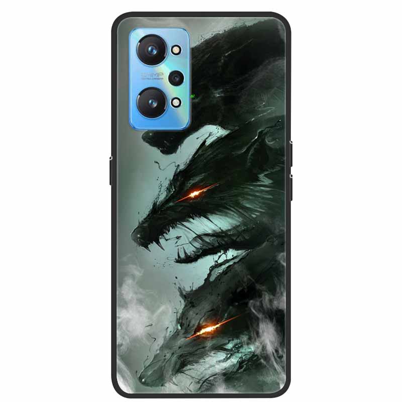 For Realme GT Neo 2 Case Silicone TPU Soft Cover Aesthetic Phone Case for Realme GT Neo2 Funda Realmi RMX3370 Shockproof Shell