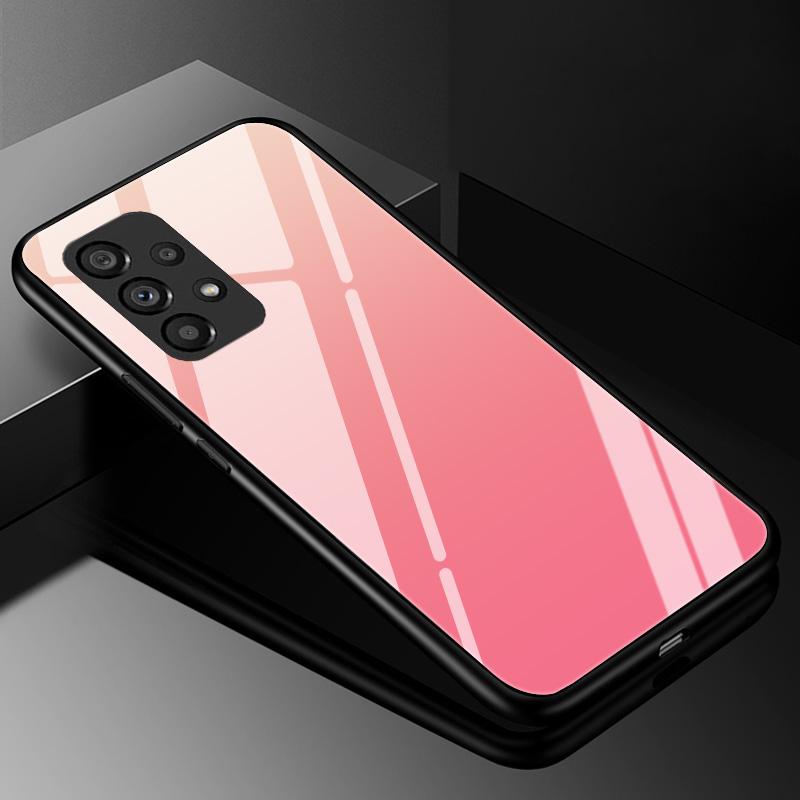 Gradient Tempered Glass Case For Samsung Galaxy S23 S22 Ultra S21 FE S20 S10 5G S10e S8 S9 Plus S7 Edge Protective Glass Cover