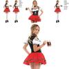 Hochwertiges Oktoberfest Bier Kellnerin Dirndl Outfit Ideal für Themenpartys