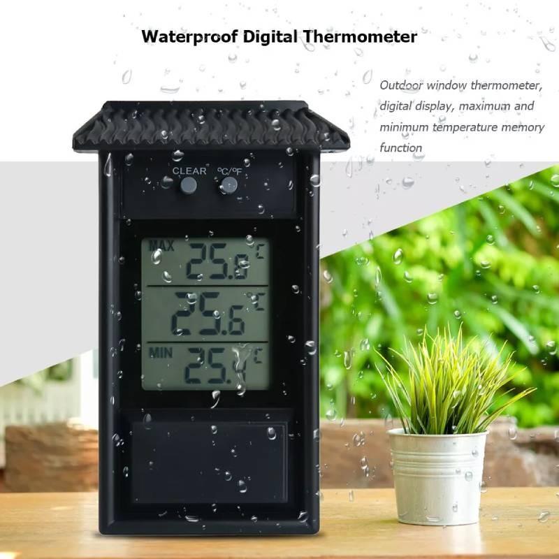 Versatile Indoor And Outdoor Temperature Measurement Thermometer For Home Garden Use