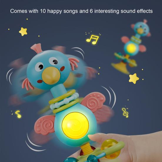 

Экологичные интерактивные игрушки в виде динозавра/птицы, детская игрушка, погремушка с изображением мультяшного животного, успокаивающая для мальчиков и девочек