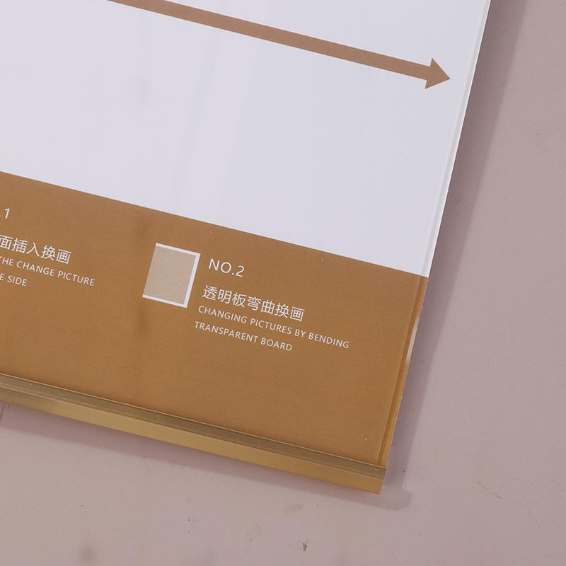 A4 Wandmontage 8,5 x 11 Zoll Acryl Schilderhalter Ständer Restaurant Menü Papier Preisliste Bild Foto Poster Flyer Rahmen