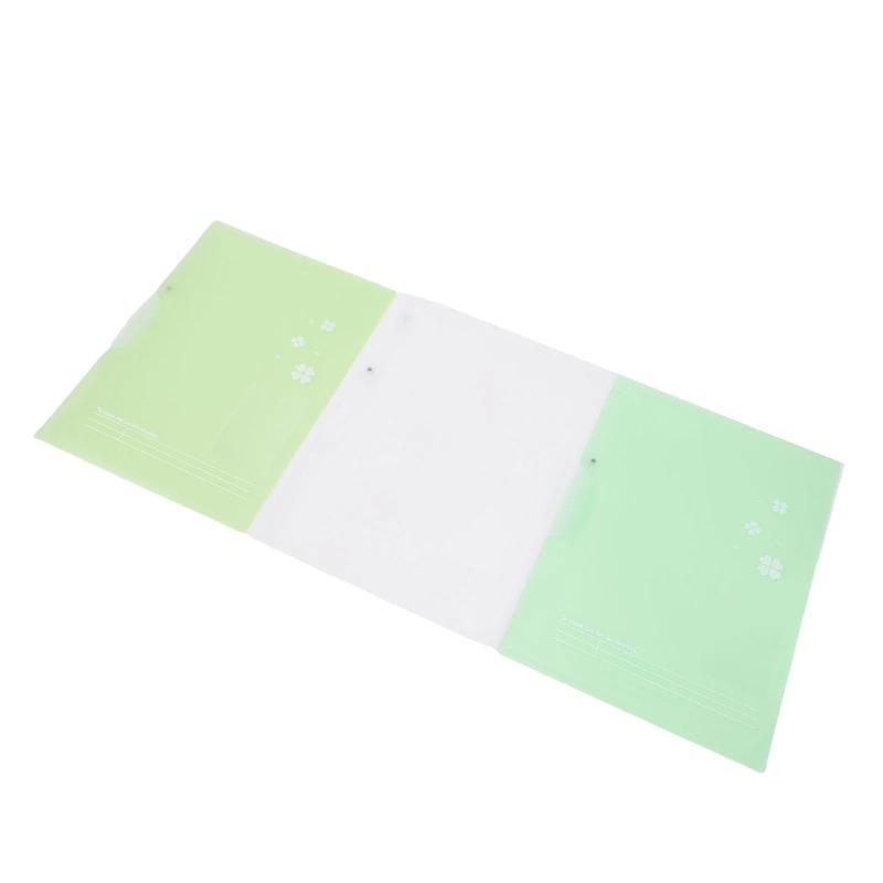 3PCS Large Capacity Transparent Thick File Storage Clip Test Paper Collection Document Storage File Organization Student Office Supplies