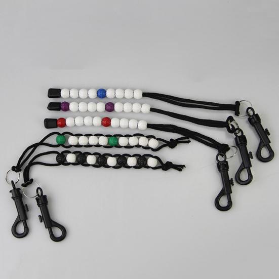 Pro Golf Plastic Bead Counter Strokes Score Count Training Scorer with Clip