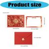 Chinese New Year Card With Envelope Embossed Holiday Greeting Card For Festival Celebration And Traditional Blessing