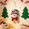 Xmas Tree Hanging Embellishment Christmas Snowman Wooden Sign, Farmhouse Rustic Winter Door Decor, Indoor Home Decorations Welcome Plaque for
