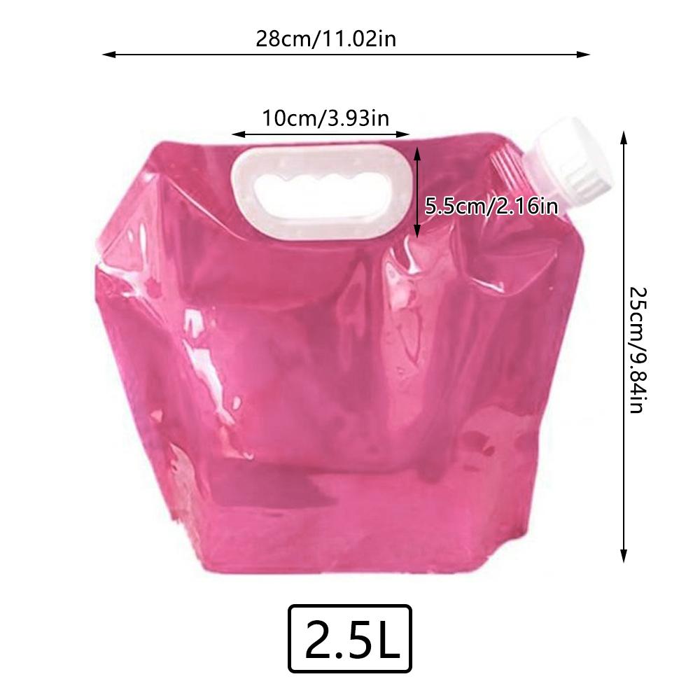

2,5 л походная сумка для воды, складной мешок для сока, спортивный контейнер для хранения, кувшин, бутылка, сумка для пикника, барбекю, пива розовый