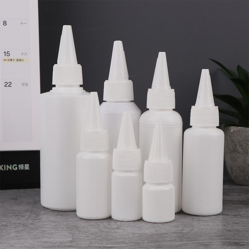 5/10/20/30/50/60/100Ml White Squeeze Dropper Empty Bottle With Screw Cap Eyes Liquid Ink Oil Dropper Paint Pigment Bottles