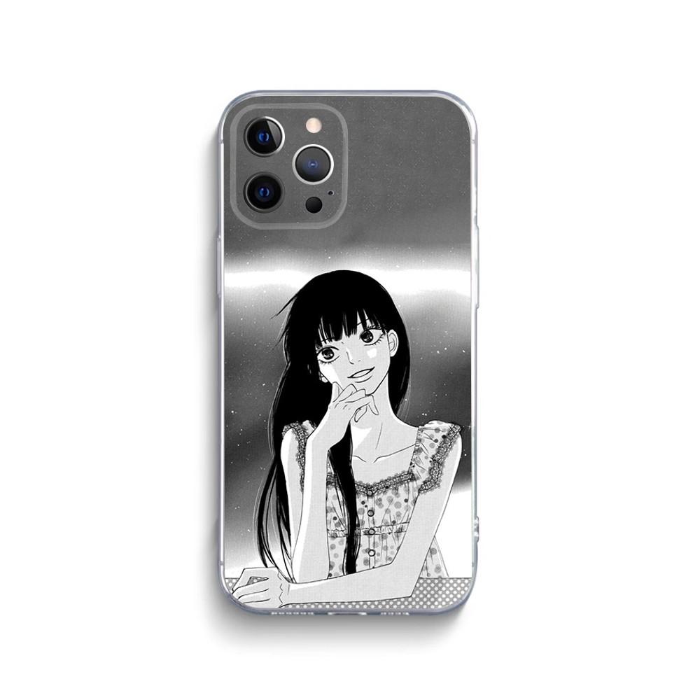 Kimi ni Todoke Sawako Phone Case For iPhone 15,14,13,12,11 Plus,Pro,Max,XR,XS,X,7,8 Plus,SE,Mini Transparent Silicone Soft