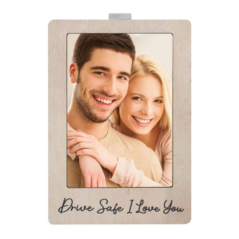 Visor Clip Photo Frame Car Photo Holder Interior Decoration For Photography Enthusiasts Families Road Trip Drivers Fitness