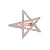1pc Star Shaped 925 Sterling Silver Hair Clip Platinum Plated Moissanite Pendant Charm Geometric Design for Women Factory