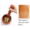 Convenient Garlic Pounder Jar Old-fashioned Manual Mashing Bowl  Kitchen