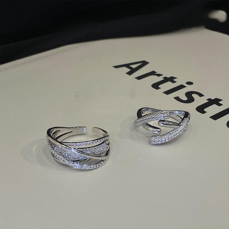 Niche Design, Cold Wind, Advanced Adjustable Index Finger Opening, Light Luxury, Advanced Sense Ring, Women'S Fashion Personality