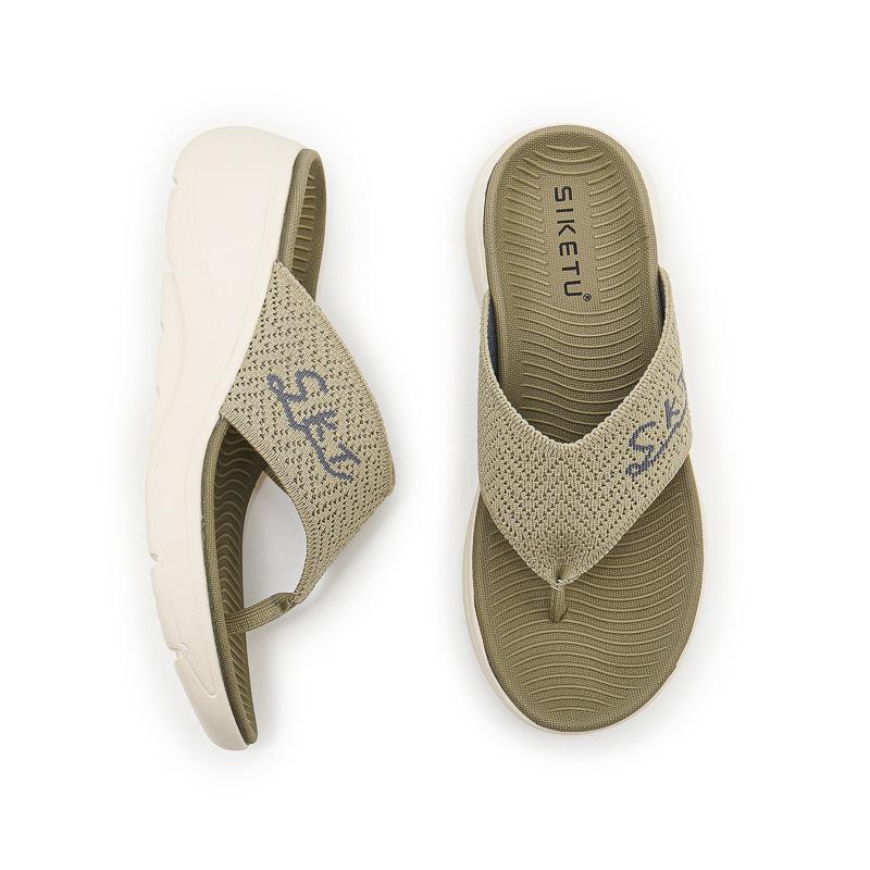 New Thick-Soled Slippers Lightweight Non-Slip Comfortable Casual Sports Flip-Flops Spring Summer New Products Simple Slippers