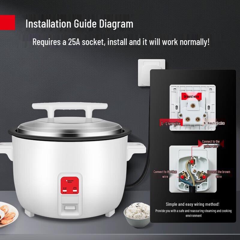 Demashi FR290-A Commercial Rice Cooker