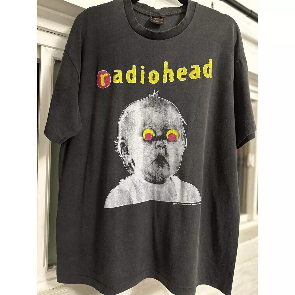 

Radiohead Pablo Honey Tour Band Black Unisex Tshirt For Men Women S5XL Unisex T-Shirt XL