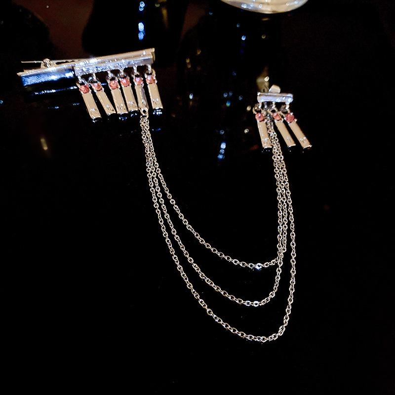 

Серьга-кафф в корейском стиле с цветами из страз и кисточками – Не требует прокола, Элегантные хрустальные серьги для женщин.