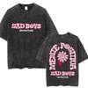 Washed Vintage Junior H Sad Boyz Tour T Shirts Men Women Hip Hop Fashion Tshirt Mens Oversized Crewneck Short Sleeve Tshirts