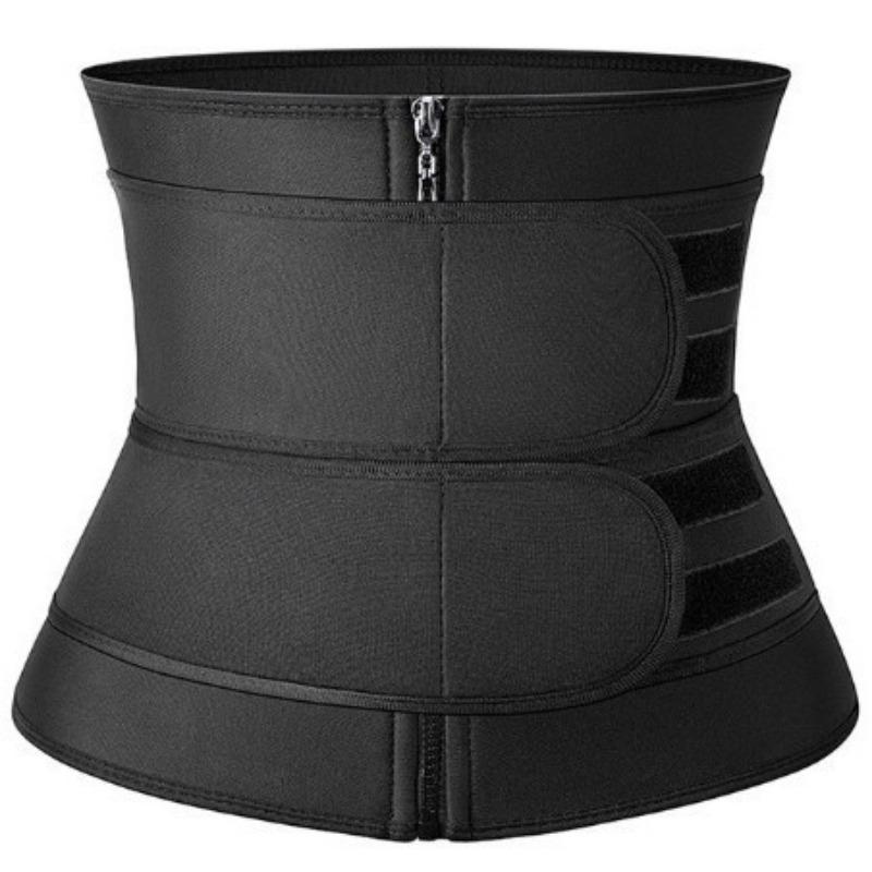 Sweat Belly Belt Zipper Belt Breasted Women's Waist Corset Tight Belly Belt Sports Corset Shapewear