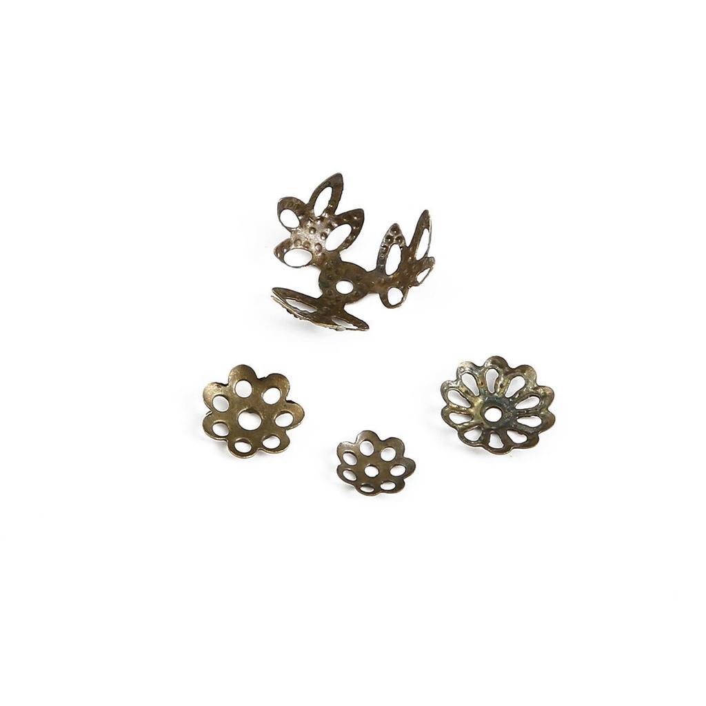 Handmade DIY Jewelry Materials: Stud Earrings, Bracelets, Necklaces, Spacer Beads, Flower Caps