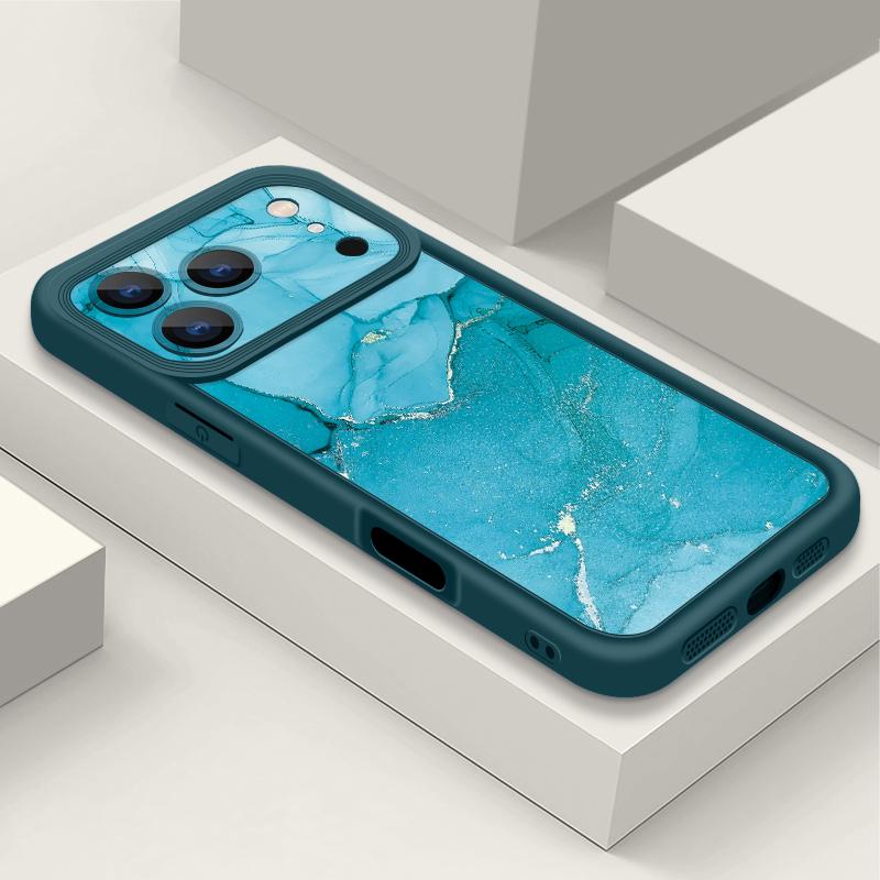 Soft TPU Phone Case For iPhone 17 Pro 15 16 Pro Max 14 13 Pro Max 16e 17e Shockproof Marble Pattern Silicone Protect Cover Cases