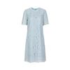 JUZUI Elegant Beaded Lace Midi Dress